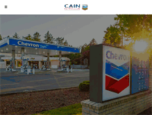Tablet Screenshot of cainpetroleum.com